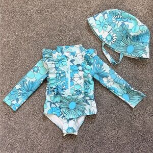 Jessica Simpson Baby Swimsuit Set